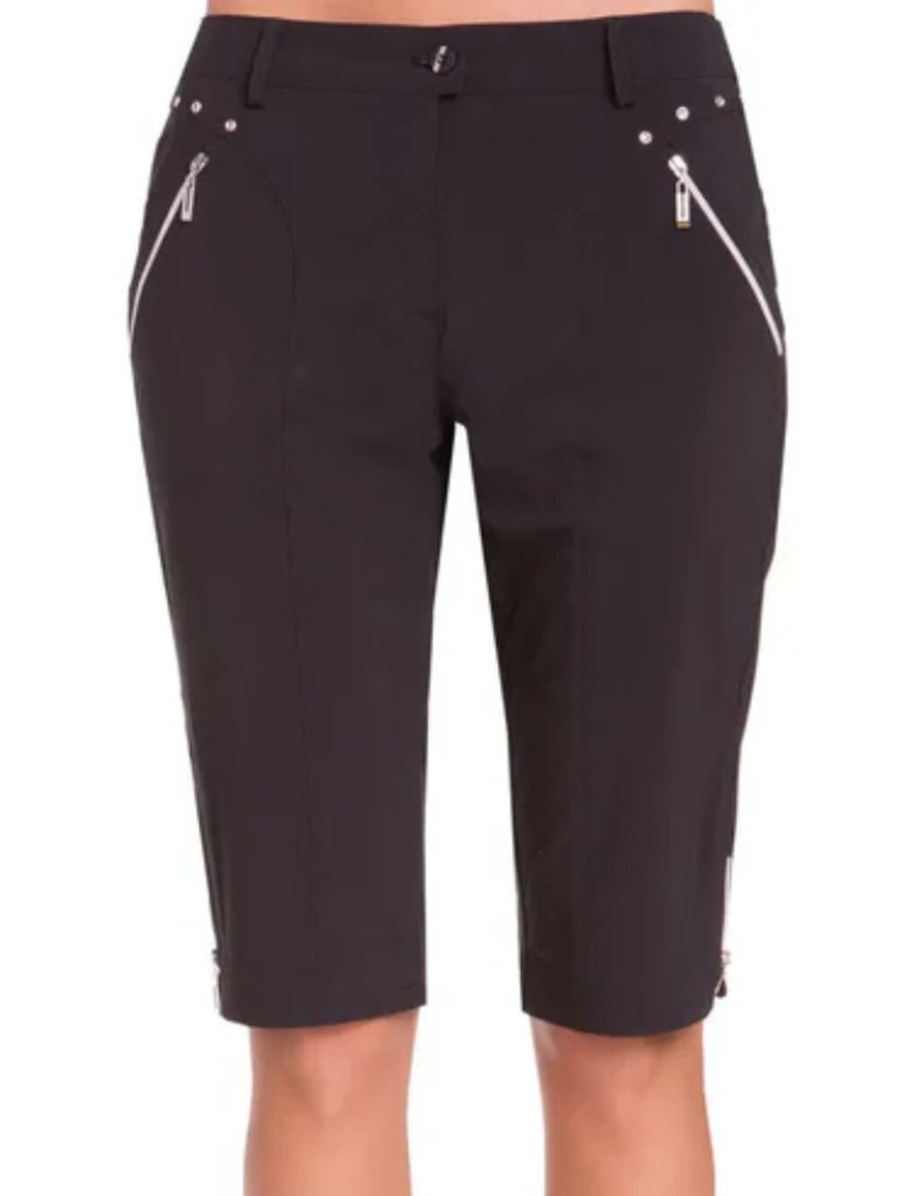 Jamie Sadock AirWear Knee Capri in Jet Black Size 14 - Picture 15 of 16